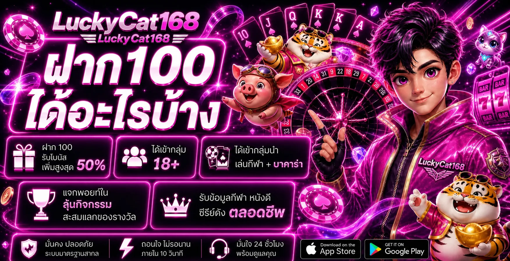 LuckyCat168 ทางเข้าเว็บตรง สมัครง่าย ใช้งานปลอดภัย